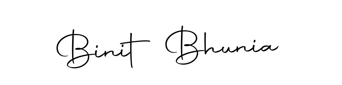 How to make Binit Bhunia name signature. Use Autography-DOLnW style for creating short signs online. This is the latest handwritten sign. Binit Bhunia signature style 10 images and pictures png