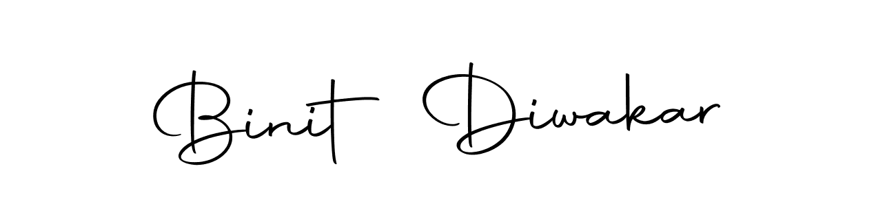 Design your own signature with our free online signature maker. With this signature software, you can create a handwritten (Autography-DOLnW) signature for name Binit Diwakar. Binit Diwakar signature style 10 images and pictures png