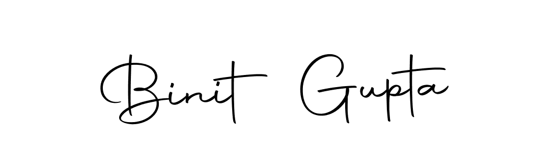 Create a beautiful signature design for name Binit Gupta. With this signature (Autography-DOLnW) fonts, you can make a handwritten signature for free. Binit Gupta signature style 10 images and pictures png
