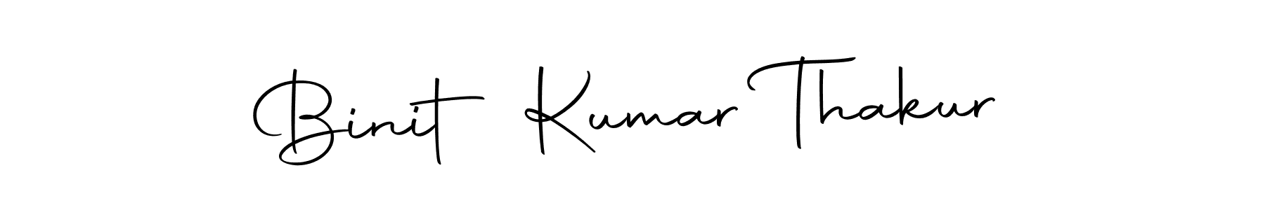 Make a short Binit Kumar Thakur signature style. Manage your documents anywhere anytime using Autography-DOLnW. Create and add eSignatures, submit forms, share and send files easily. Binit Kumar Thakur signature style 10 images and pictures png