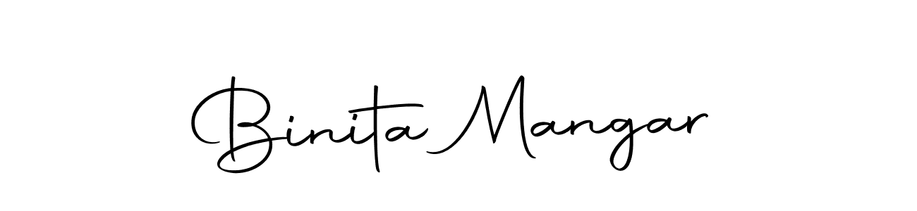 Use a signature maker to create a handwritten signature online. With this signature software, you can design (Autography-DOLnW) your own signature for name Binita Mangar. Binita Mangar signature style 10 images and pictures png