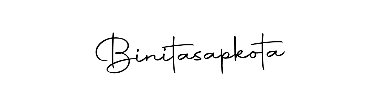 It looks lik you need a new signature style for name Binitasapkota. Design unique handwritten (Autography-DOLnW) signature with our free signature maker in just a few clicks. Binitasapkota signature style 10 images and pictures png