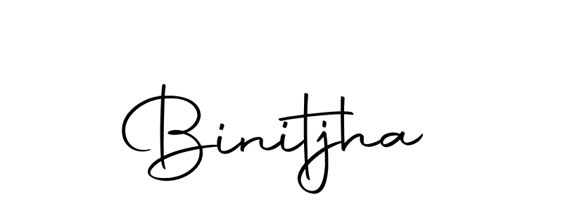 How to make Binitjha signature? Autography-DOLnW is a professional autograph style. Create handwritten signature for Binitjha name. Binitjha signature style 10 images and pictures png