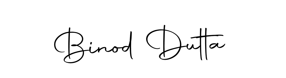 Design your own signature with our free online signature maker. With this signature software, you can create a handwritten (Autography-DOLnW) signature for name Binod Dutta. Binod Dutta signature style 10 images and pictures png