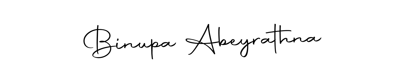 Make a beautiful signature design for name Binupa Abeyrathna. With this signature (Autography-DOLnW) style, you can create a handwritten signature for free. Binupa Abeyrathna signature style 10 images and pictures png