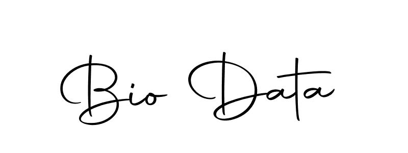 Design your own signature with our free online signature maker. With this signature software, you can create a handwritten (Autography-DOLnW) signature for name Bio Data. Bio Data signature style 10 images and pictures png