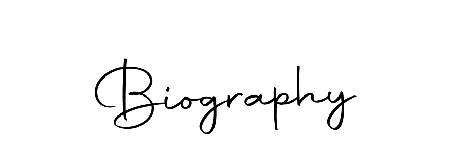 How to make Biography name signature. Use Autography-DOLnW style for creating short signs online. This is the latest handwritten sign. Biography signature style 10 images and pictures png