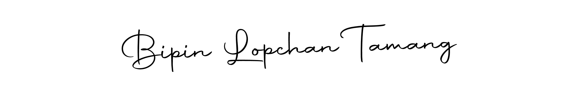 Design your own signature with our free online signature maker. With this signature software, you can create a handwritten (Autography-DOLnW) signature for name Bipin Lopchan Tamang. Bipin Lopchan Tamang signature style 10 images and pictures png