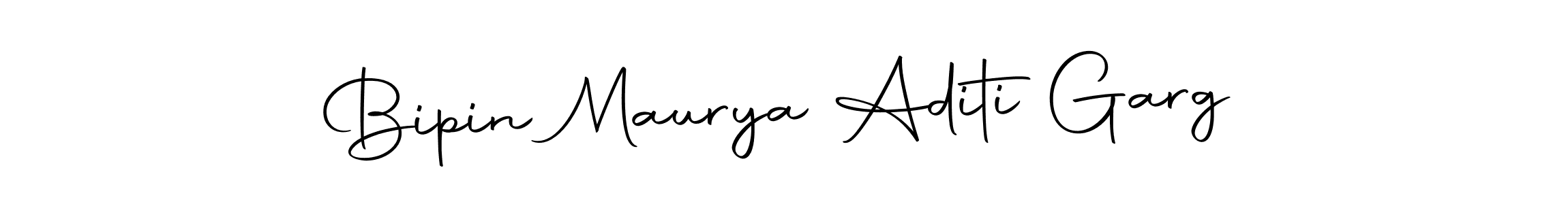 How to make Bipin Maurya Aditi Garg signature? Autography-DOLnW is a professional autograph style. Create handwritten signature for Bipin Maurya Aditi Garg name. Bipin Maurya Aditi Garg signature style 10 images and pictures png