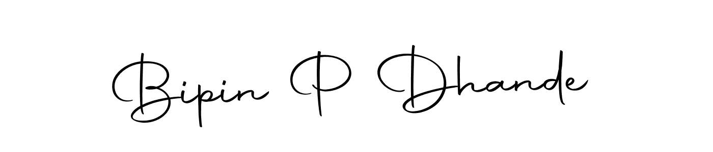 Make a beautiful signature design for name Bipin P Dhande. Use this online signature maker to create a handwritten signature for free. Bipin P Dhande signature style 10 images and pictures png