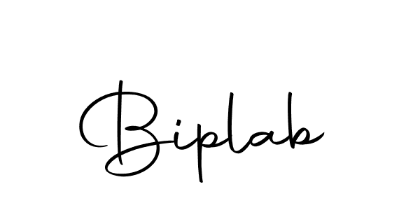 Design your own signature with our free online signature maker. With this signature software, you can create a handwritten (Autography-DOLnW) signature for name Biplab. Biplab signature style 10 images and pictures png