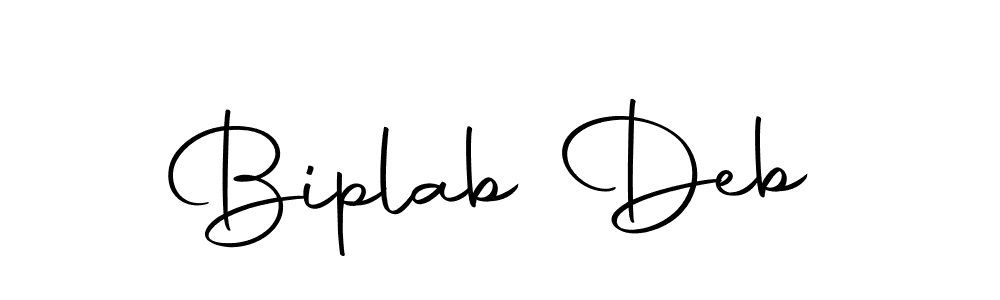 Use a signature maker to create a handwritten signature online. With this signature software, you can design (Autography-DOLnW) your own signature for name Biplab Deb. Biplab Deb signature style 10 images and pictures png