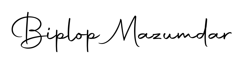 Looking for an artistic signature for Biplop Mazumdar? The Autography-DOLnW calligraphy style gives a sophisticated flow suitable for business cards and emails. Biplop Mazumdar signature style 10 images and pictures png