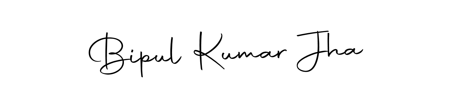 How to make Bipul Kumar Jha name signature. Use Autography-DOLnW style for creating short signs online. This is the latest handwritten sign. Bipul Kumar Jha signature style 10 images and pictures png