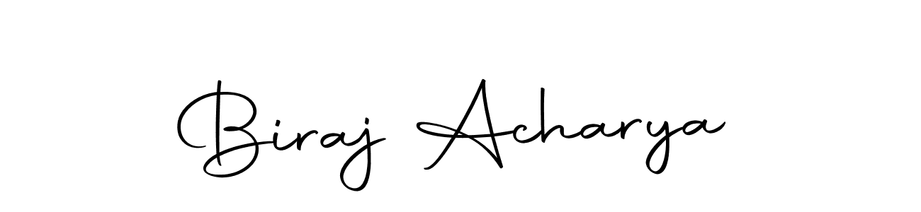 The best way (Autography-DOLnW) to make a short signature is to pick only two or three words in your name. The name Biraj Acharya include a total of six letters. For converting this name. Biraj Acharya signature style 10 images and pictures png