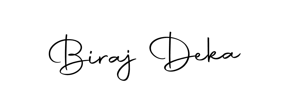 How to make Biraj Deka name signature. Use Autography-DOLnW style for creating short signs online. This is the latest handwritten sign. Biraj Deka signature style 10 images and pictures png