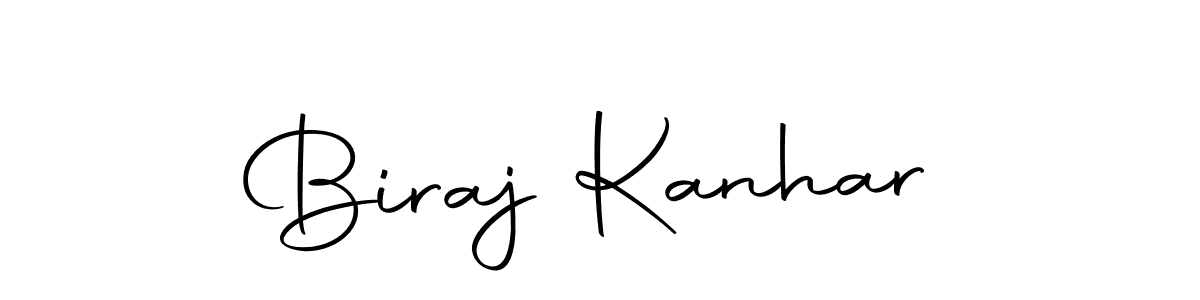 How to make Biraj Kanhar name signature. Use Autography-DOLnW style for creating short signs online. This is the latest handwritten sign. Biraj Kanhar signature style 10 images and pictures png