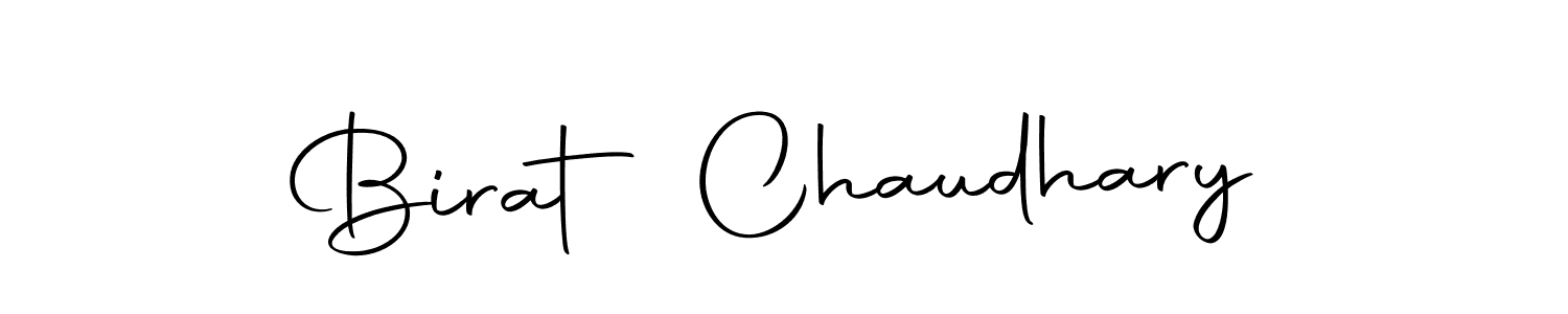 Design your own signature with our free online signature maker. With this signature software, you can create a handwritten (Autography-DOLnW) signature for name Birat Chaudhary. Birat Chaudhary signature style 10 images and pictures png