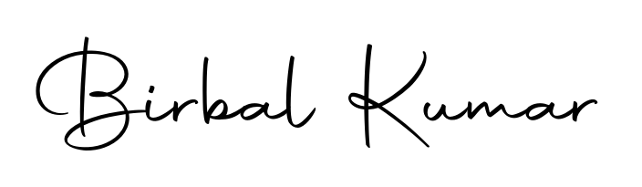 Use a signature maker to create a handwritten signature online. With this signature software, you can design (Autography-DOLnW) your own signature for name Birbal Kumar. Birbal Kumar signature style 10 images and pictures png