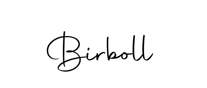 Create a beautiful signature design for name Birboll. With this signature (Autography-DOLnW) fonts, you can make a handwritten signature for free. Birboll signature style 10 images and pictures png