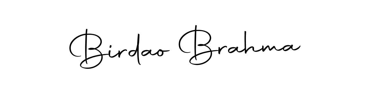 Design your own signature with our free online signature maker. With this signature software, you can create a handwritten (Autography-DOLnW) signature for name Birdao Brahma. Birdao Brahma signature style 10 images and pictures png
