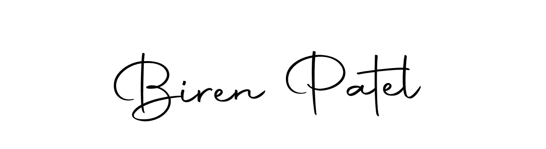 Make a beautiful signature design for name Biren Patel. With this signature (Autography-DOLnW) style, you can create a handwritten signature for free. Biren Patel signature style 10 images and pictures png