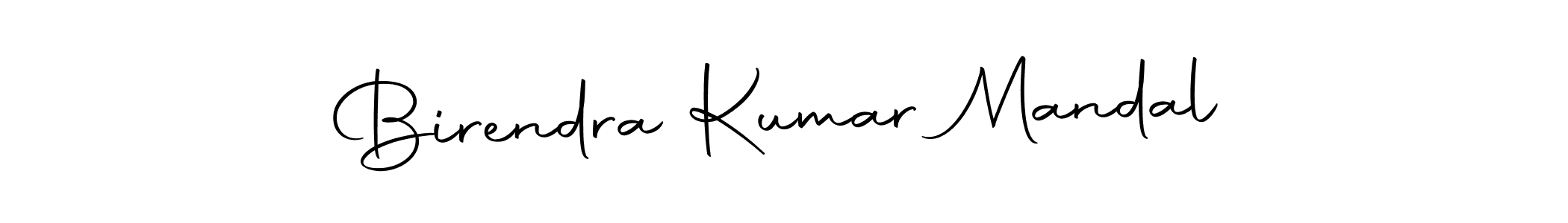 How to make Birendra Kumar Mandal name signature. Use Autography-DOLnW style for creating short signs online. This is the latest handwritten sign. Birendra Kumar Mandal signature style 10 images and pictures png