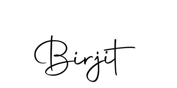 Design your own signature with our free online signature maker. With this signature software, you can create a handwritten (Autography-DOLnW) signature for name Birjit. Birjit signature style 10 images and pictures png