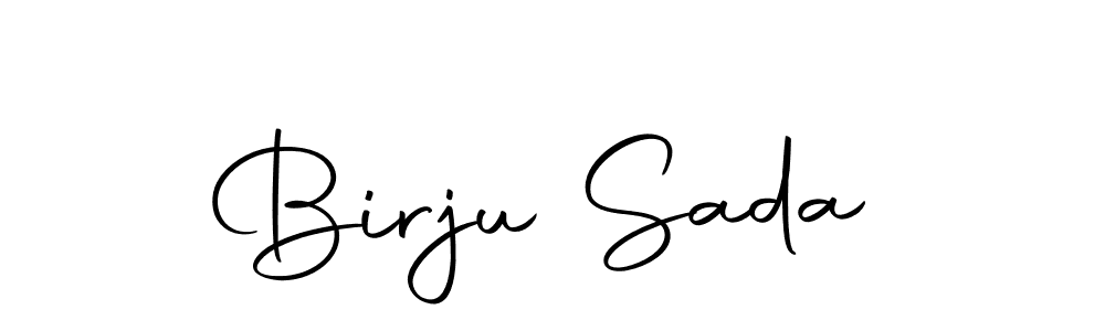 Use a signature maker to create a handwritten signature online. With this signature software, you can design (Autography-DOLnW) your own signature for name Birju Sada. Birju Sada signature style 10 images and pictures png