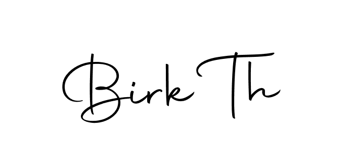 How to make Birk Th name signature. Use Autography-DOLnW style for creating short signs online. This is the latest handwritten sign. Birk Th signature style 10 images and pictures png