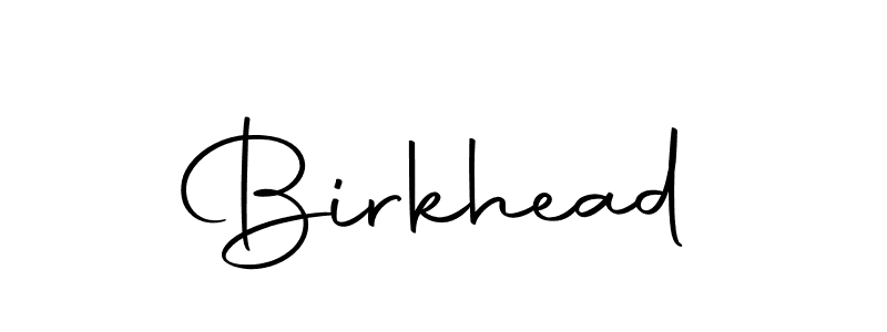 Create a beautiful signature design for name Birkhead. With this signature (Autography-DOLnW) fonts, you can make a handwritten signature for free. Birkhead signature style 10 images and pictures png