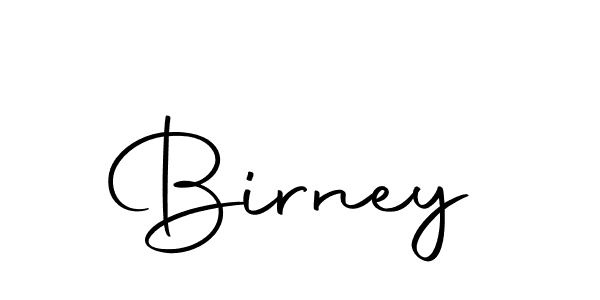 Make a beautiful signature design for name Birney. With this signature (Autography-DOLnW) style, you can create a handwritten signature for free. Birney signature style 10 images and pictures png