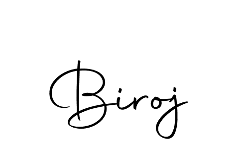 Use a signature maker to create a handwritten signature online. With this signature software, you can design (Autography-DOLnW) your own signature for name Biroj. Biroj signature style 10 images and pictures png