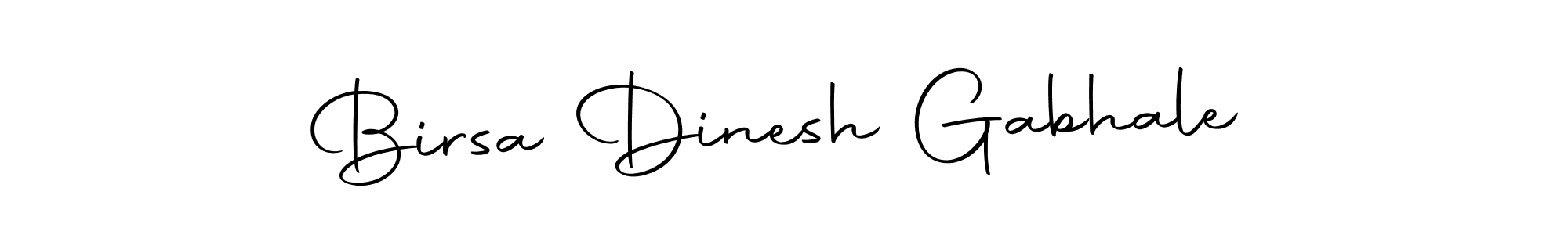 How to make Birsa Dinesh Gabhale name signature. Use Autography-DOLnW style for creating short signs online. This is the latest handwritten sign. Birsa Dinesh Gabhale signature style 10 images and pictures png