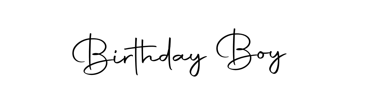 Use a signature maker to create a handwritten signature online. With this signature software, you can design (Autography-DOLnW) your own signature for name Birthday Boy. Birthday Boy signature style 10 images and pictures png