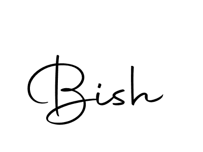 Design your own signature with our free online signature maker. With this signature software, you can create a handwritten (Autography-DOLnW) signature for name Bish. Bish signature style 10 images and pictures png