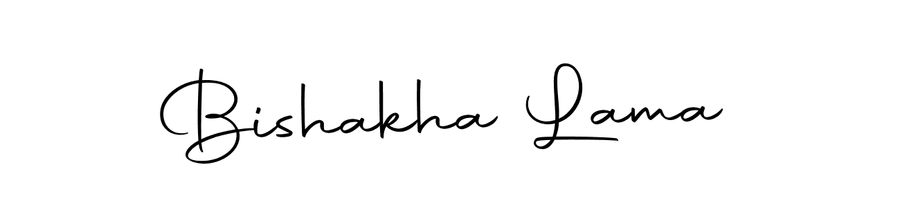 How to make Bishakha Lama signature? Autography-DOLnW is a professional autograph style. Create handwritten signature for Bishakha Lama name. Bishakha Lama signature style 10 images and pictures png