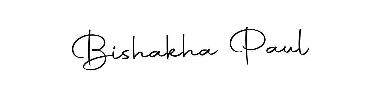 Also we have Bishakha Paul name is the best signature style. Create professional handwritten signature collection using Autography-DOLnW autograph style. Bishakha Paul signature style 10 images and pictures png