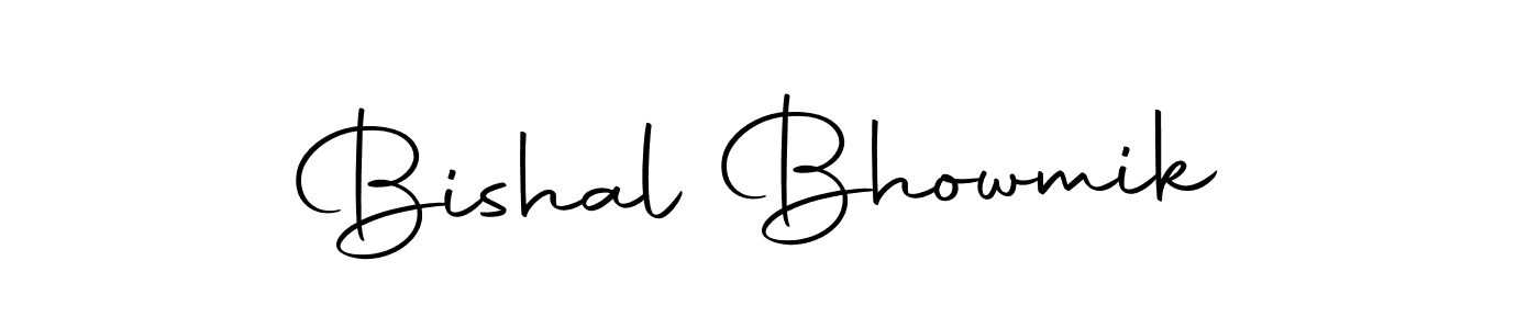 Design your own signature with our free online signature maker. With this signature software, you can create a handwritten (Autography-DOLnW) signature for name Bishal Bhowmik. Bishal Bhowmik signature style 10 images and pictures png