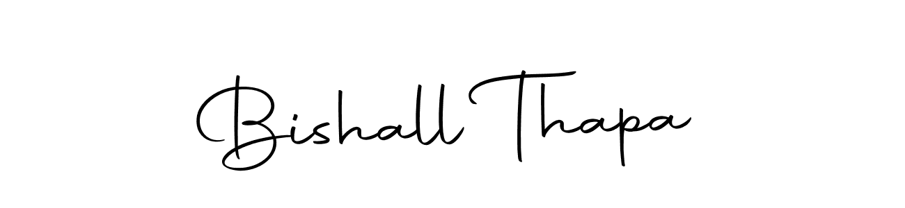 The best way (Autography-DOLnW) to make a short signature is to pick only two or three words in your name. The name Bishall Thapa include a total of six letters. For converting this name. Bishall Thapa signature style 10 images and pictures png
