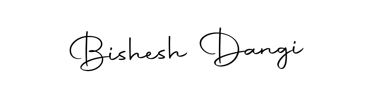Create a beautiful signature design for name Bishesh Dangi. With this signature (Autography-DOLnW) fonts, you can make a handwritten signature for free. Bishesh Dangi signature style 10 images and pictures png