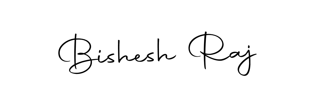 Design your own signature with our free online signature maker. With this signature software, you can create a handwritten (Autography-DOLnW) signature for name Bishesh Raj. Bishesh Raj signature style 10 images and pictures png