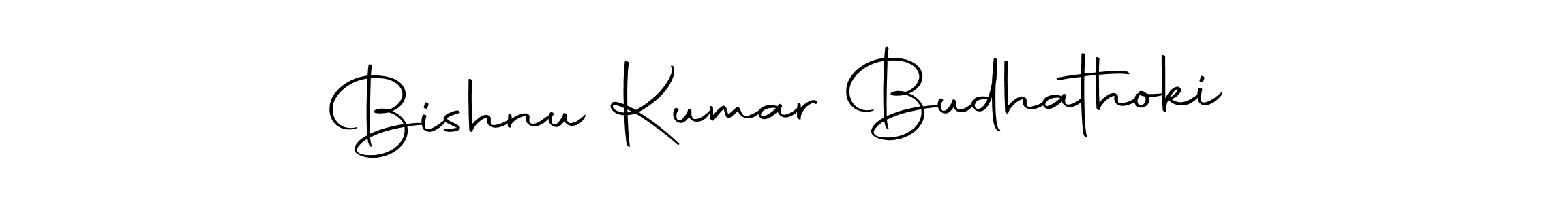 Make a beautiful signature design for name Bishnu Kumar Budhathoki. Use this online signature maker to create a handwritten signature for free. Bishnu Kumar Budhathoki signature style 10 images and pictures png