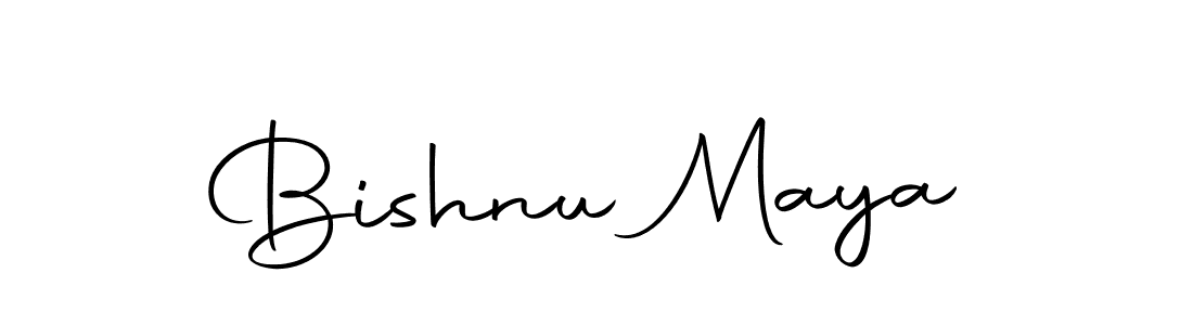 How to make Bishnu Maya signature? Autography-DOLnW is a professional autograph style. Create handwritten signature for Bishnu Maya name. Bishnu Maya signature style 10 images and pictures png