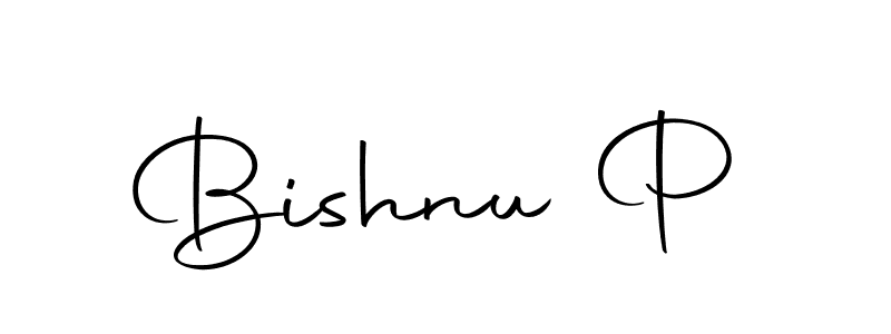 Design your own signature with our free online signature maker. With this signature software, you can create a handwritten (Autography-DOLnW) signature for name Bishnu P. Bishnu P signature style 10 images and pictures png