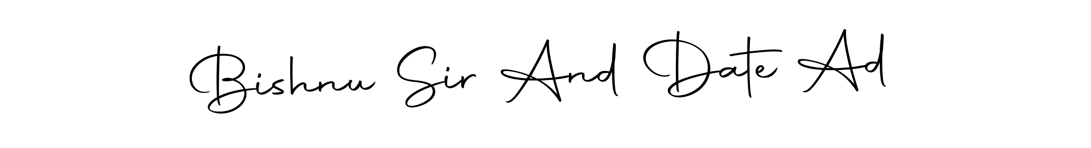 You should practise on your own different ways (Autography-DOLnW) to write your name (Bishnu Sir And Date Ad) in signature. don't let someone else do it for you. Bishnu Sir And Date Ad signature style 10 images and pictures png