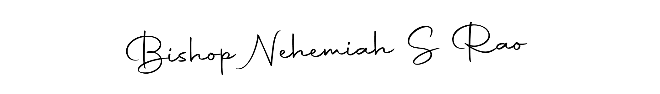 The best way (Autography-DOLnW) to make a short signature is to pick only two or three words in your name. The name Bishop Nehemiah S Rao include a total of six letters. For converting this name. Bishop Nehemiah S Rao signature style 10 images and pictures png