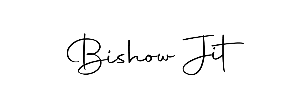 Create a beautiful signature design for name Bishow Jit. With this signature (Autography-DOLnW) fonts, you can make a handwritten signature for free. Bishow Jit signature style 10 images and pictures png