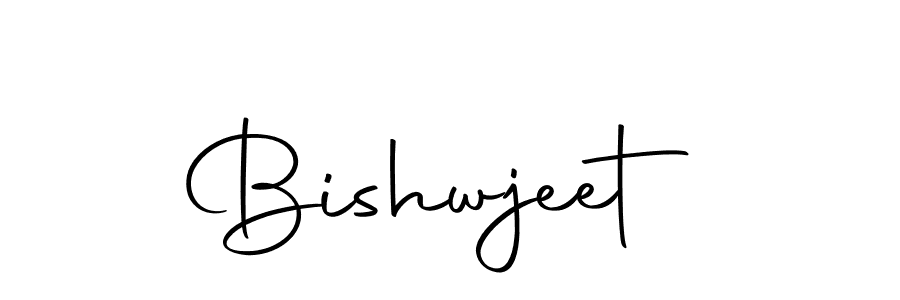 Design your own signature with our free online signature maker. With this signature software, you can create a handwritten (Autography-DOLnW) signature for name Bishwjeet. Bishwjeet signature style 10 images and pictures png