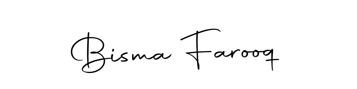 Also we have Bisma Farooq name is the best signature style. Create professional handwritten signature collection using Autography-DOLnW autograph style. Bisma Farooq signature style 10 images and pictures png